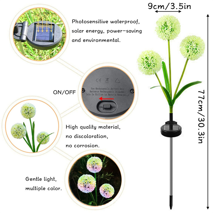 Garden LED solar light from MMCIS China